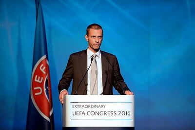 Slovenia's  Aleksander Ceferin Elected as UEFA President
