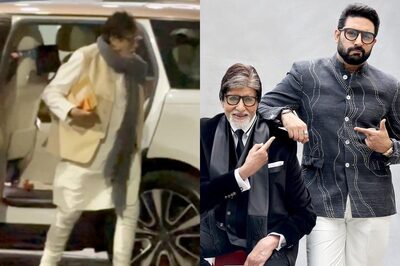 Amitabh Bachchan Leaves For Ayodhya Ahead of Ram Mandir Inauguration, Abhishek Bachchan Joins Him