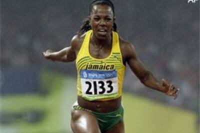 Jamaica's Campbell-Brown wins 200m sprint