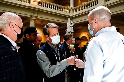 Georgia Voting Fight Sets The Stage For Kemp's 2022 Run