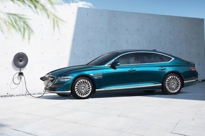 Genesis G80 Electric Sedan Showcased With 500-km Range at Auto Shanghai 2021