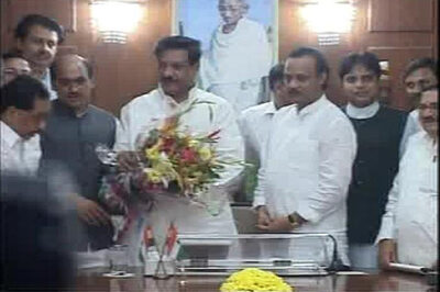 Prithviraj Chavan sworn in as Maharashtra CM