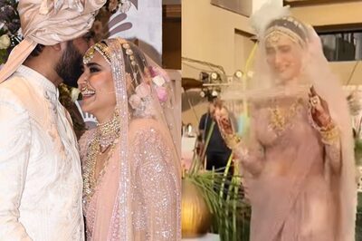 Karishma Tanna Marries Varun Bangera In Sunset Wedding Ceremony, See First Pics of Newlyweds