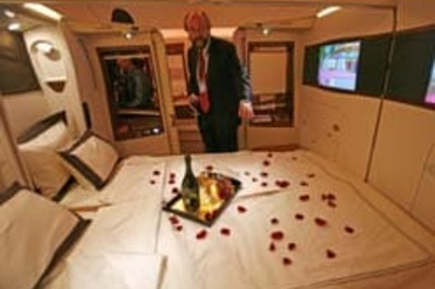 Fly on double-bed, but no sex please!