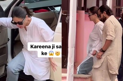 Kareena Kapoor Accompanies Saif Ali Khan To Voting booth; Video of Her Nearly Tripping Goes Viral