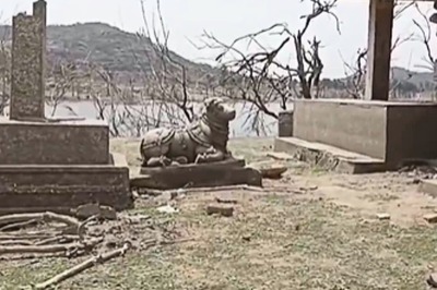 In Telangana, Temple 'Resurfaces' After Being Under Water For Years