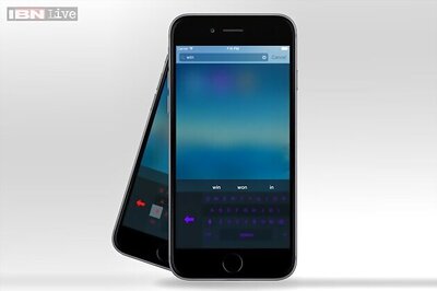 A new app makes it easier for users to type with one hand on iPhone 6, iPhone 6 Plus