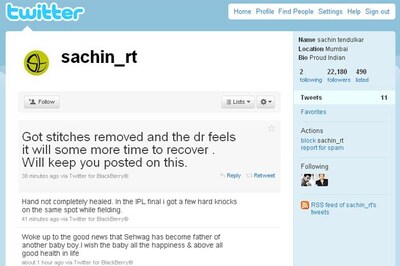 Sachin Tendulkar joins the twitterati