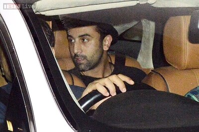 Snapshot: Ranbir, Katrina arrive separately at Aamir Khan's party