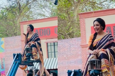 Rupali Ganguly Drops BTS Video From Anupamaa Set, Spotted Giving Flying Kiss To Drone; Watch
