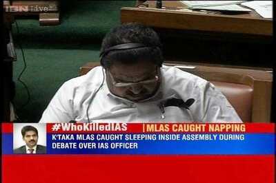 MLAs sleep inside Karnataka Assembly during discussion on IAS officer's death