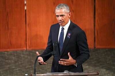 At Lewis funeral, Obama calls for renewing Voting Rights Act