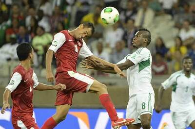 Nigeria thrash Tahiti 6-1 at Confederations Cup