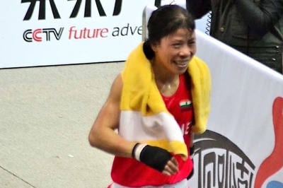 Mary Kom's Olympic hopes intact after pre-QF win