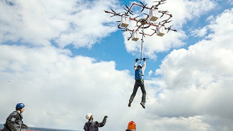 Sky Diving From a Super-Powered Drone Now a Reality