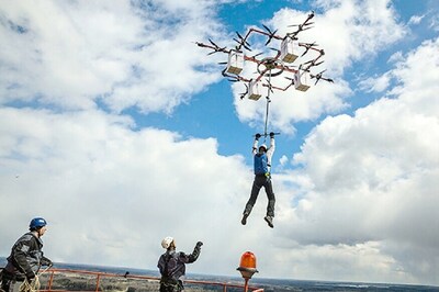 Sky Diving From a Super-Powered Drone Now a Reality