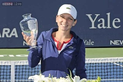 Halep upsets Kvitova to win New Haven Open