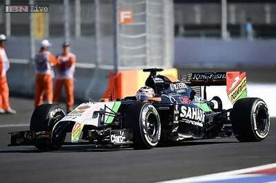 Force India cars qualify 12th, 13th for Russian Grand Prix