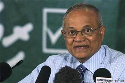 Maldives ex-president Gayoom on a 3-day visit to India
