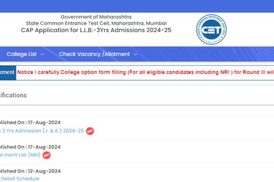 MH CET 3-year LLB 2024 Counselling: Round 2 Seat Allotment List Released, Reporting From August 20