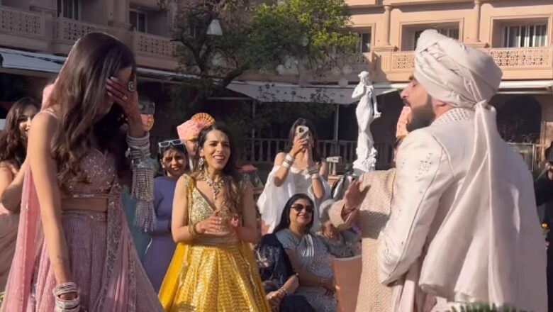 Wholesome Video Shows Desi Groom Surprising Bride By Dancing to 'O Meri Heer Ve'