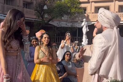 Wholesome Video Shows Desi Groom Surprising Bride By Dancing to 'O Meri Heer Ve'