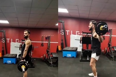 WATCH: Virat Kohli Sweats it Out in Gym on Eminem's Beats, Wife Anushka Sharma Reacts