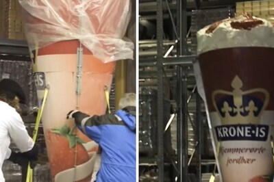 Jaw-Dropping Video Of World’s Tallest Ice Cream Cone Is Here. Do You Fancy A Bite?