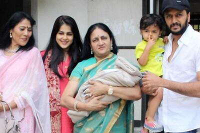 Riteish, Genelia Reveal The Name Of 'The Youngest Deshmukh'