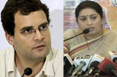 Smriti Irani campaigns in Amethi, attacks Rahul for 'lack of progress'