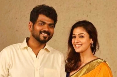 Nayanthara, Vignesh Shivan Meet Mayor Priya Rajan at Kalikambal Temple in Chennai