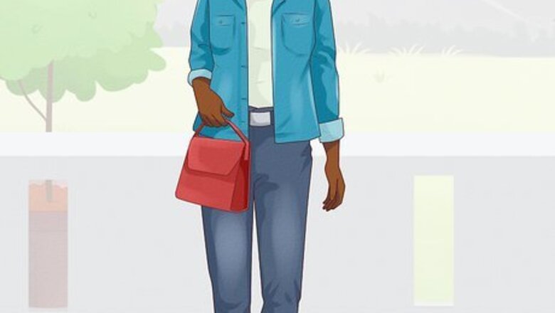 How to Style a Red Bag