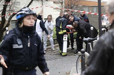 Gunmen flee after shooting down 10 journalists, 2 policemen in Charlie Hebdo office in Paris