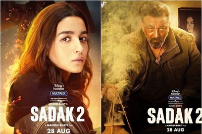 Sadak 2: Alia Bhatt, Sanjay Dutt Play with Fire in First Look Posters