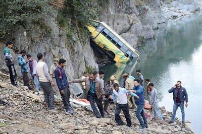 Mandi: Private Bus Falls in Beas River, 16 Killed