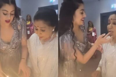 Asha Bhosle Cuts Cake With Grand Daughter Zanai Bhosle On Her 90th Birthday, Video Goes Viral; Watch