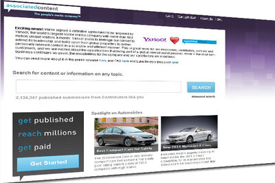 Yahoo snaps up Associated Content