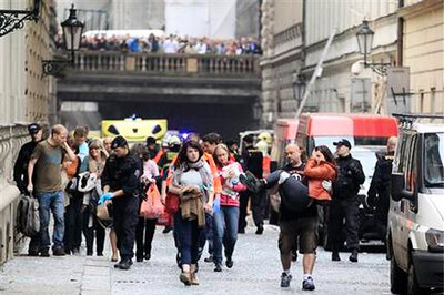 Explosion shakes central Prague, as many as 40 injured