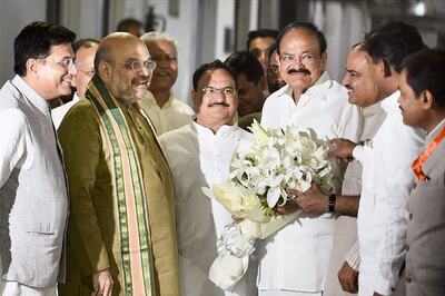 Venkaiah Naidu Files his Nomination for Vice President