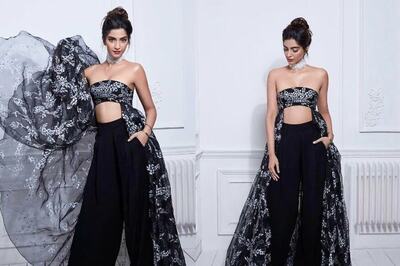 Sonam Kapoor Looks Stunning In Shehla Khan's Ethereal Creation