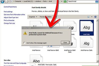 How to Delete Protected System Fonts in Windows 7