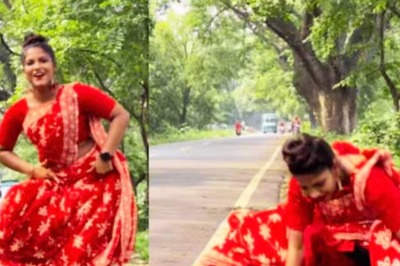 Watch: Woman, Dancing To Tauba Tauba On Roadside, Narrowly Escapes Accident