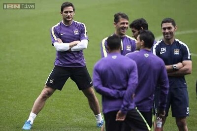 Manchester City fans take Frank Lampard to their hearts