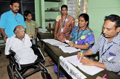 Nonagenarians, Differently-Abled, Gypsies Use Ballot Power
