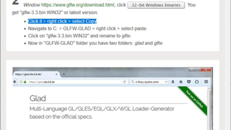 How to Set Up OpenGL‐GLFW‐GLAD on a Project with Visual Studio