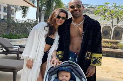 Hardik Pandya & Natasa Stankovic Share Pictures of Son Agastya's First Steps into the Pool