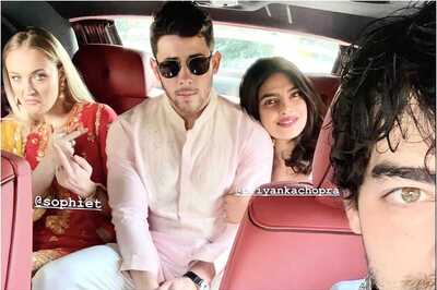 When Nick Jonas and Priyanka Chopra Drove to Their Pre-wedding Puja with Joe Jonas and Sophie Turner
