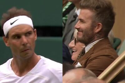 Throwback Wimbledon Moment: David Beckham Can't Stop Smiling as Rafael Nadal Score a Point | WATCH