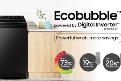 Samsung’s New Washing Machines Spray Steam To Sanitise Clothes And Come With WiFi
