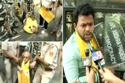 Andhra Pradesh Special Status Demand: 24 TDP MPs Detained After Dharna Outside PM Narendra Modi’s Home